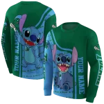 custom tulane green wave stitch green hoodie best selling