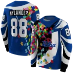 custom tulsa golden hurricane puzzle pieces blue hoodie best selling