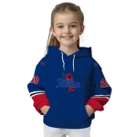 custom tulsa golden hurricane striped sleeves blue hoodie best selling