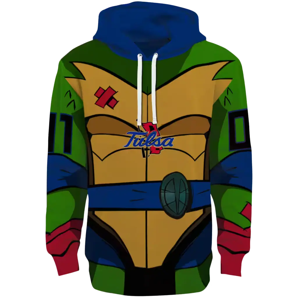 custom tulsa golden hurricane superhero armor blue green hoodie best selling custom tulsa golden hurricane superhero armor blue green hoodie best selling
