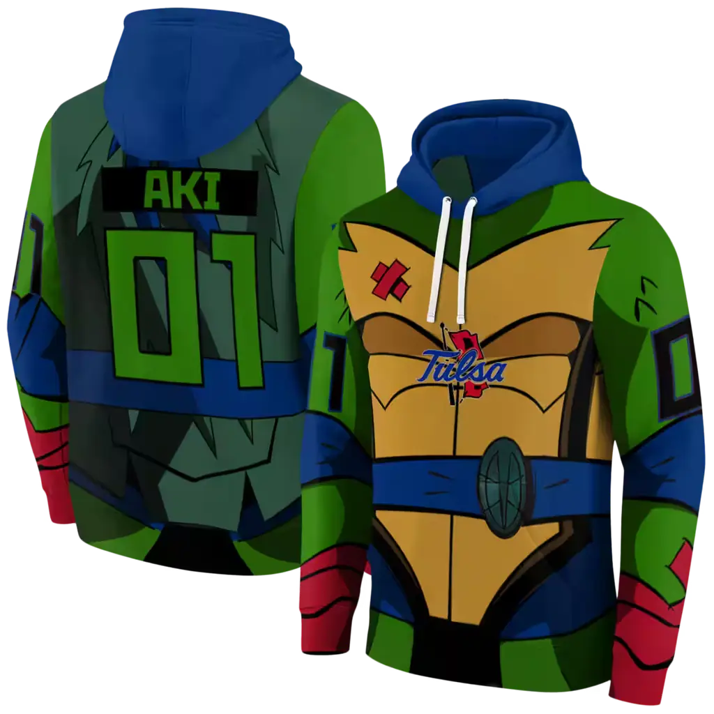 custom tulsa golden hurricane superhero armor blue green hoodie fashion forward custom tulsa golden hurricane superhero armor blue green hoodie fashion forward