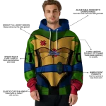 custom tulsa golden hurricane superhero armor blue green hoodie best selling