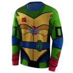 custom tulsa golden hurricane superhero armor blue green hoodie best selling
