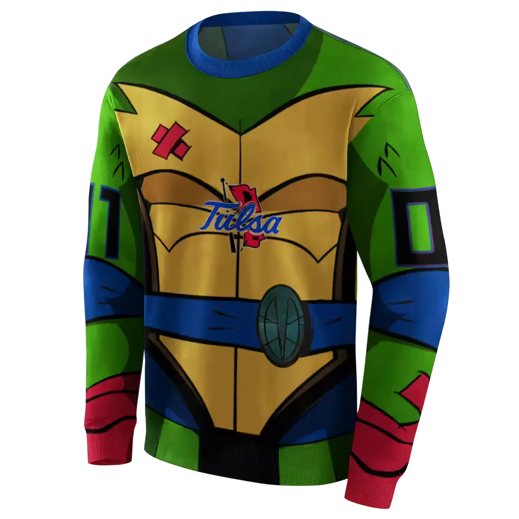 custom tulsa golden hurricane superhero armor blue green hoodie new arrival custom tulsa golden hurricane superhero armor blue green hoodie new arrival