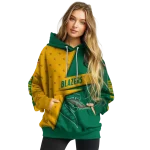 custom uab blazers abstract shape green hoodie best selling