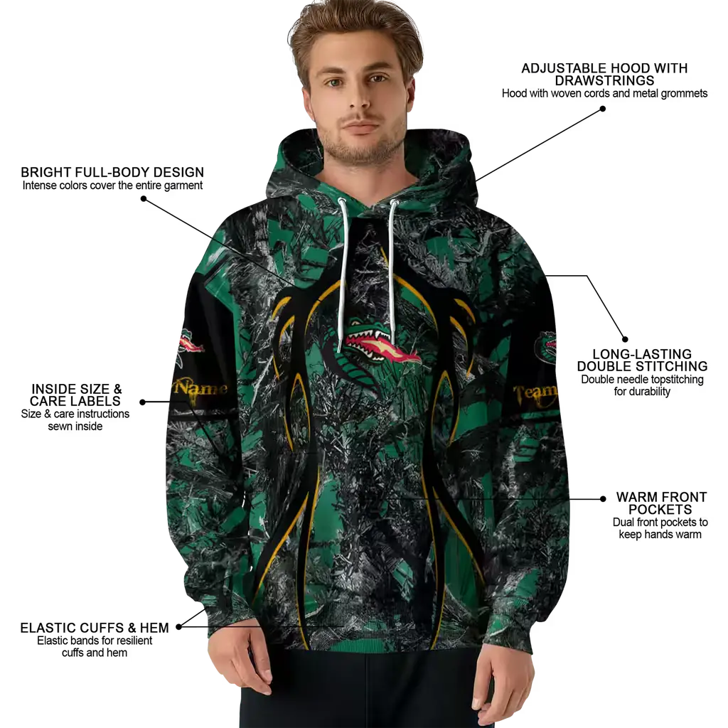 custom uab blazers hunting theme green black hoodie latest model custom uab blazers hunting theme green black hoodie latest model