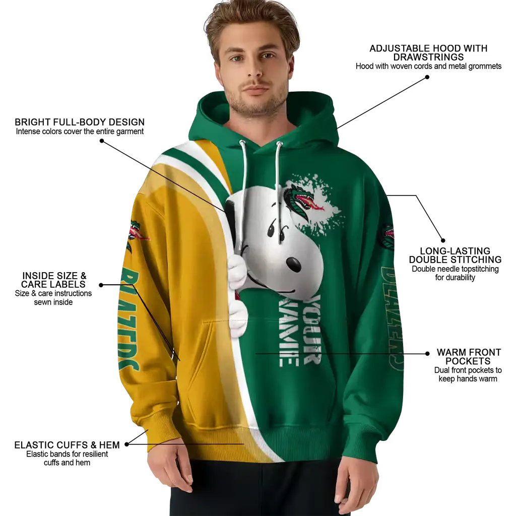custom uab blazers peeking snoopy green hoodie latest model custom uab blazers peeking snoopy green hoodie latest model