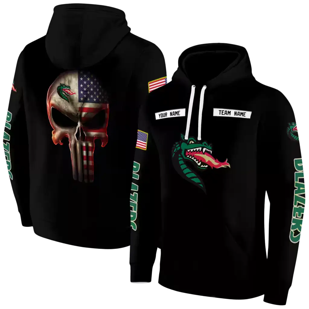 custom uab blazers punisher skull black hoodie fashion forward custom uab blazers punisher skull black hoodie fashion forward