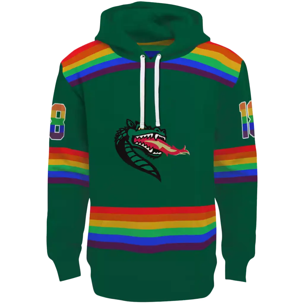 custom uab blazers rainbow stripes green hoodie best selling custom uab blazers rainbow stripes green hoodie best selling