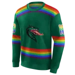 custom uab blazers rainbow stripes green hoodie best selling