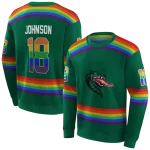 custom uab blazers rainbow stripes green hoodie best selling