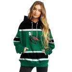 custom uab blazers striped pattern green hoodie best selling
