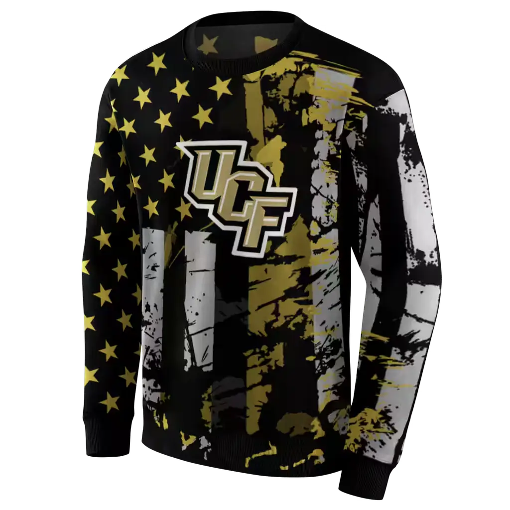 custom ucf knights distressed flag gold black hoodie new arrival custom ucf knights distressed flag gold black hoodie new arrival