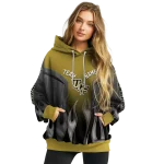 custom ucf knights flame design gold hoodie best selling