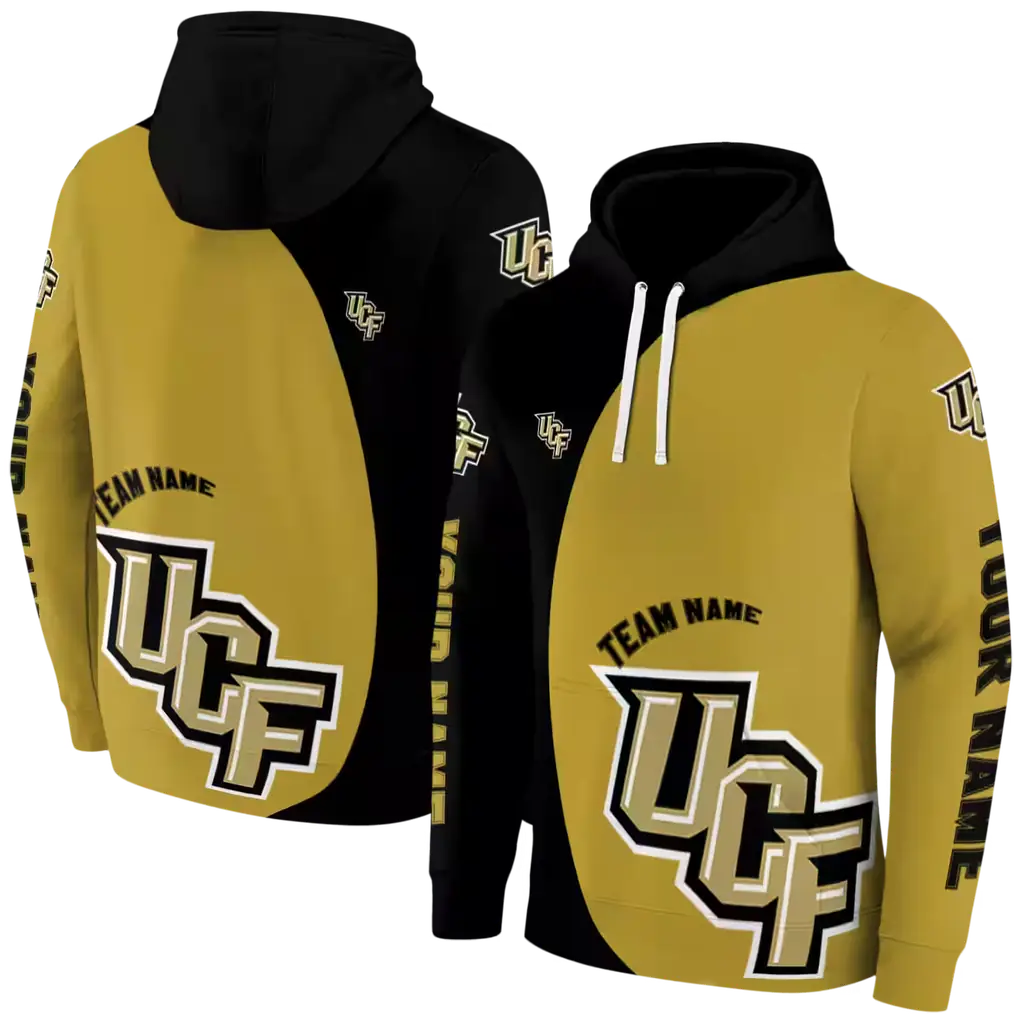 custom ucf knights minimalist design gold black hoodie fashion forward custom ucf knights minimalist design gold black hoodie fashion forward