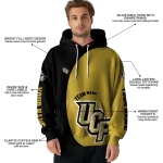 custom ucf knights minimalist design gold black hoodie best selling