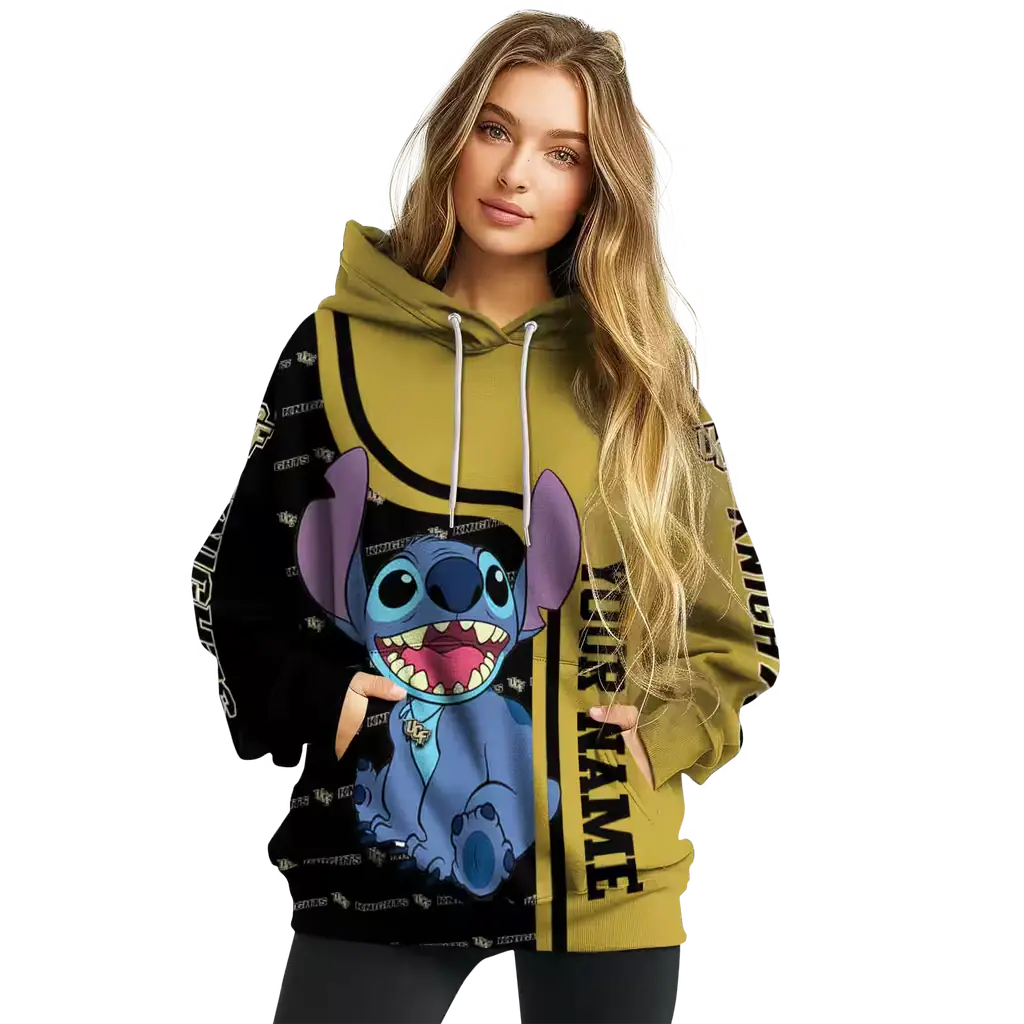 custom ucf knights stitch gold hoodie high quality custom ucf knights stitch gold hoodie high quality