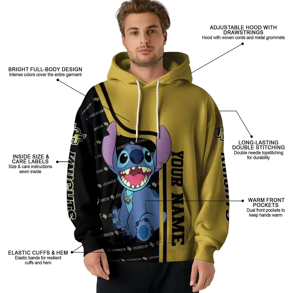 custom ucf knights stitch gold hoodie latest model custom ucf knights stitch gold hoodie latest model