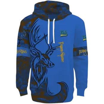 custom ucla bruins deer silhouette blue hoodie best selling