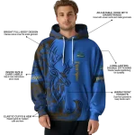 custom ucla bruins deer silhouette blue hoodie best selling