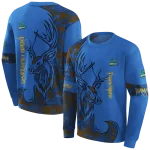 custom ucla bruins deer silhouette blue hoodie best selling