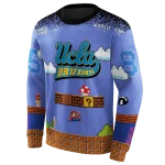 custom ucla bruins mario blue black hoodie best selling