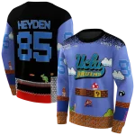 custom ucla bruins mario blue black hoodie best selling