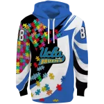 custom ucla bruins puzzle pieces blue hoodie best selling