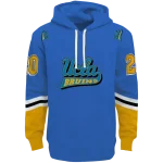 custom ucla bruins striped sleeves blue hoodie best selling