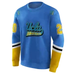 custom ucla bruins striped sleeves blue hoodie best selling