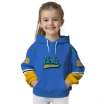custom ucla bruins striped sleeves blue hoodie best selling