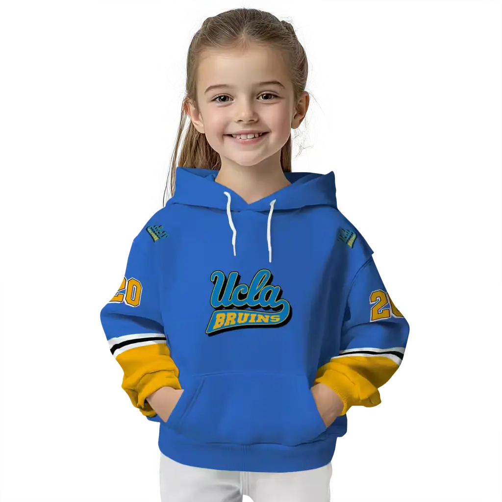 custom ucla bruins striped sleeves blue hoodie top rated custom ucla bruins striped sleeves blue hoodie top rated