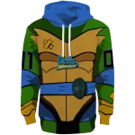 custom ucla bruins superhero armor blue green hoodie best selling
