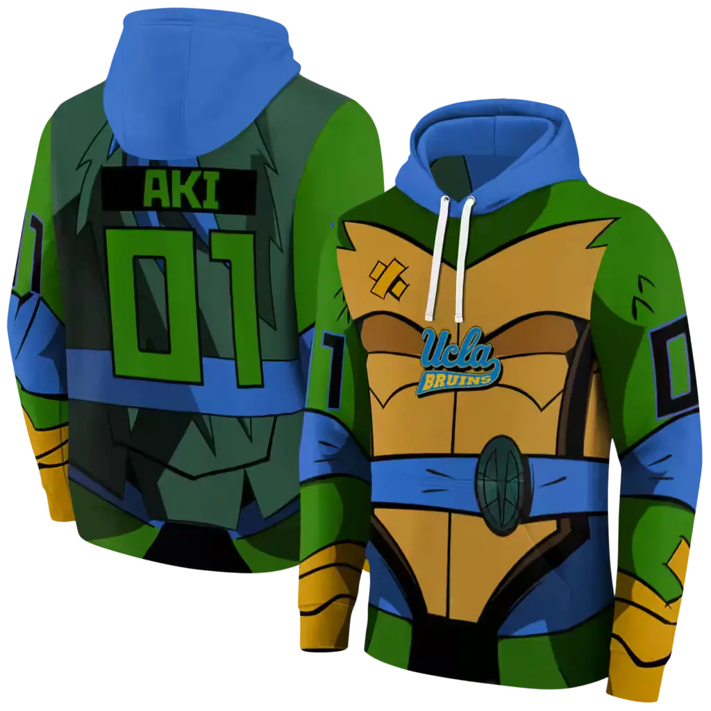 custom ucla bruins superhero armor blue green hoodie fashion forward custom ucla bruins superhero armor blue green hoodie fashion forward