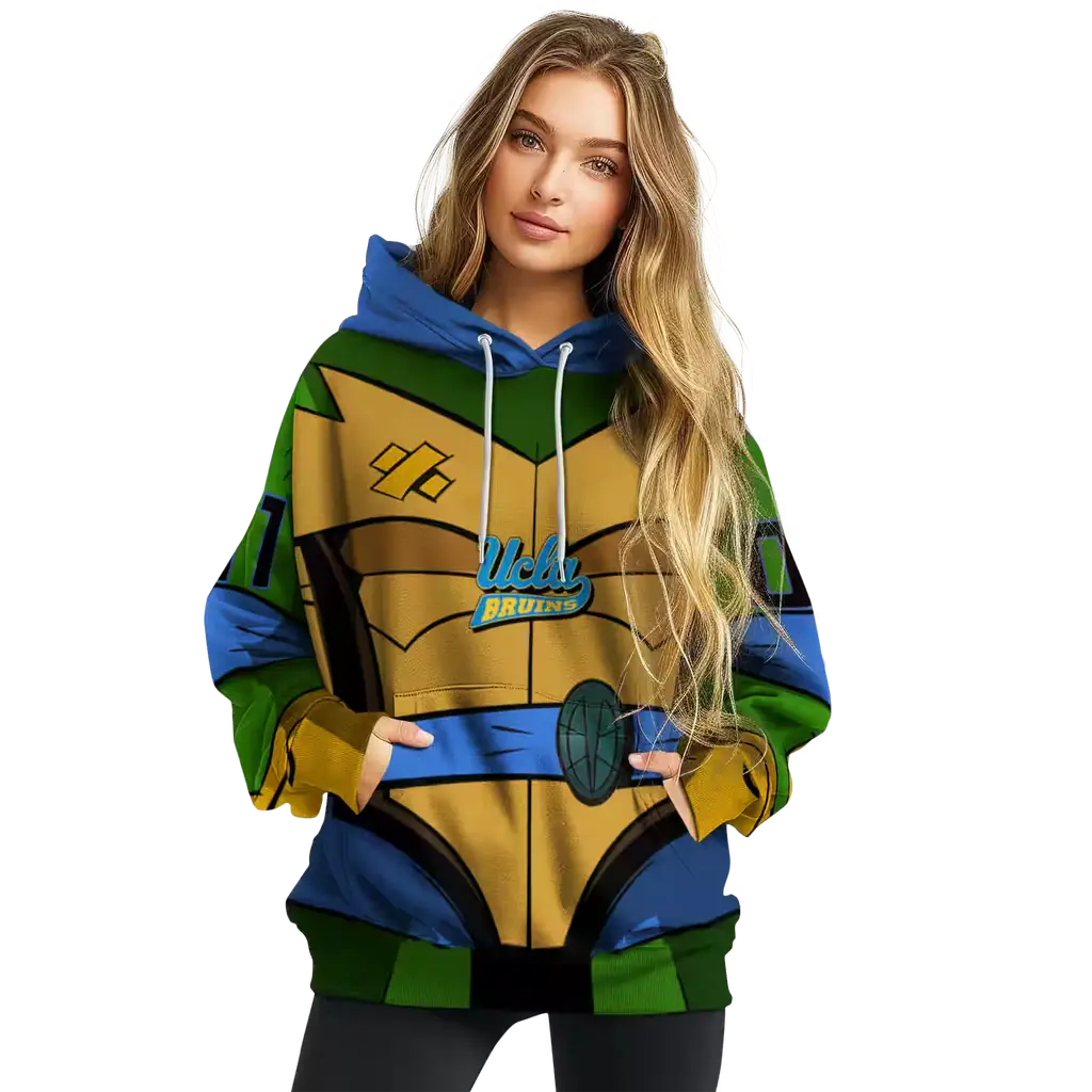 custom ucla bruins superhero armor blue green hoodie high quality custom ucla bruins superhero armor blue green hoodie high quality