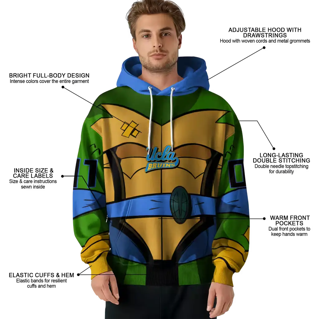custom ucla bruins superhero armor blue green hoodie latest model custom ucla bruins superhero armor blue green hoodie latest model