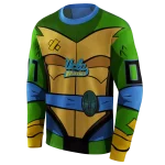custom ucla bruins superhero armor blue green hoodie best selling