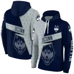 custom uconn huskies abstract shape blue hoodie best selling