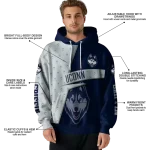 custom uconn huskies abstract shape blue hoodie best selling