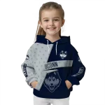 custom uconn huskies abstract shape blue hoodie best selling