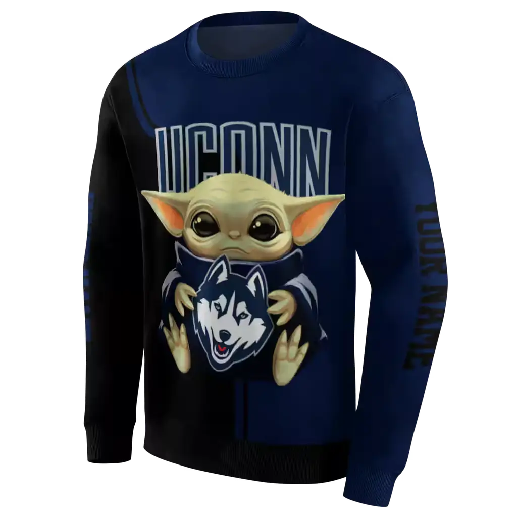 custom uconn huskies baby yoda blue black hoodie new arrival custom uconn huskies baby yoda blue black hoodie new arrival