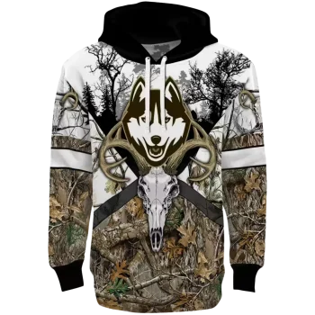 custom uconn huskies forest silhouette hoodie best selling
