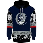 custom uconn huskies grateful vibes blue hoodie best selling