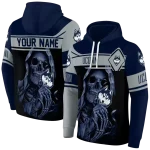 custom uconn huskies grim reaper blue black hoodie best selling