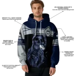 custom uconn huskies grim reaper blue black hoodie best selling