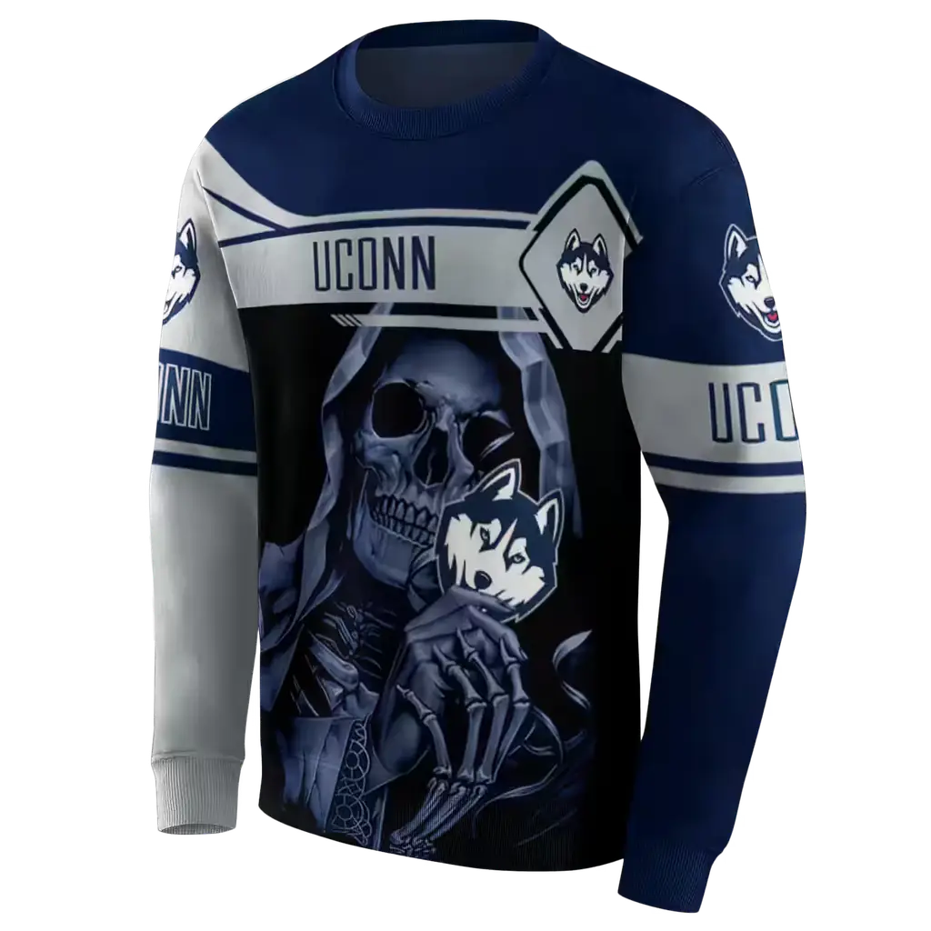 custom uconn huskies grim reaper blue black hoodie new arrival custom uconn huskies grim reaper blue black hoodie new arrival
