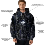 custom uconn huskies hunting theme blue black hoodie best selling