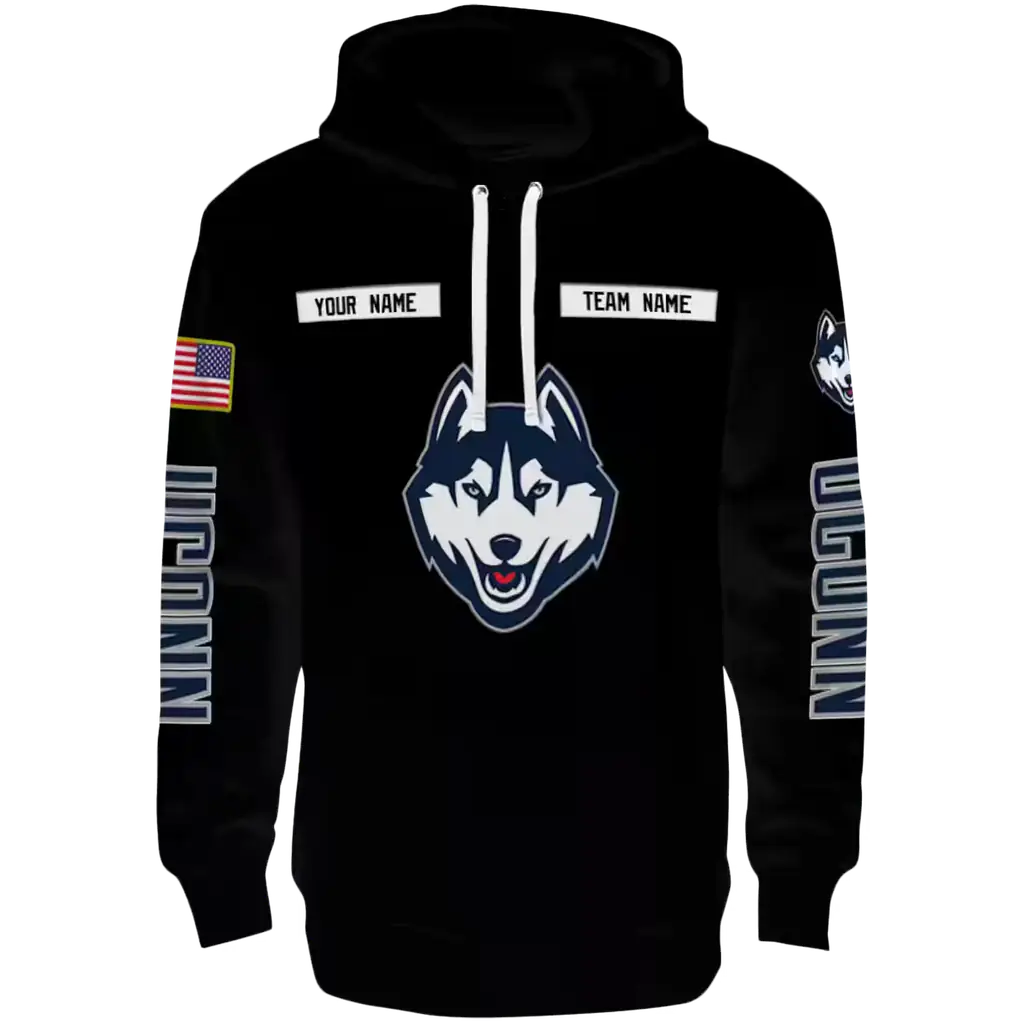 custom uconn huskies punisher skull black hoodie best selling custom uconn huskies punisher skull black hoodie best selling