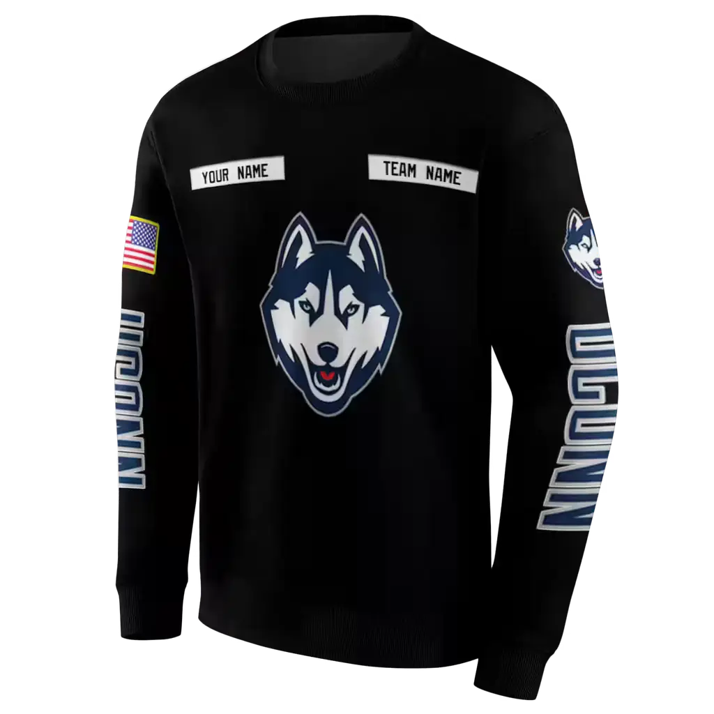 custom uconn huskies punisher skull black hoodie new arrival custom uconn huskies punisher skull black hoodie new arrival