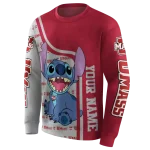 custom umass minutemen stitch red hoodie best selling